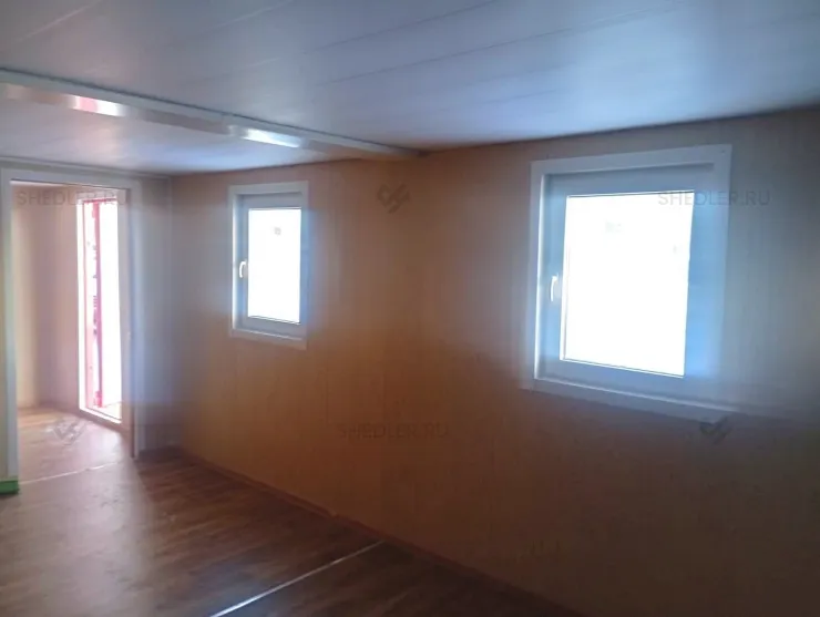 Стильный штаб строительства из 5 блок контейнеров в г. Москва, ул. Синельниковская