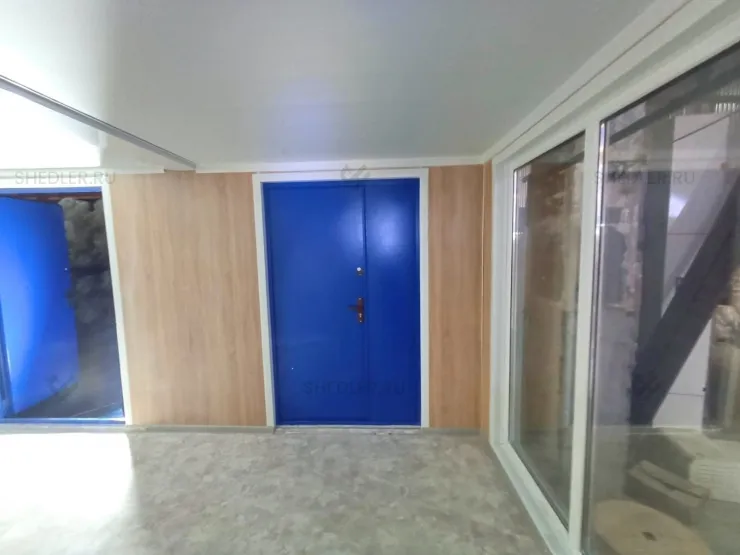 Модульное здание SHEDLER внутри