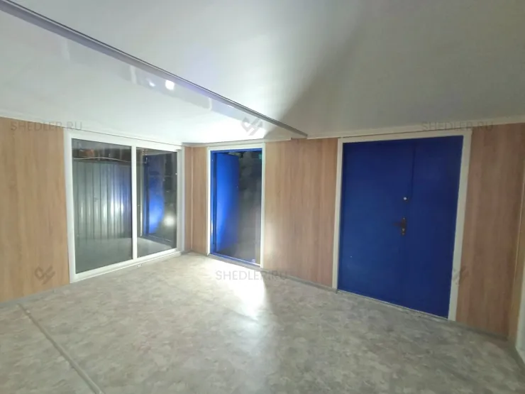 Отделка модульного здания SHEDLER внутри