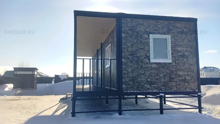 Дом с террасой для заказчика в г. Коломна