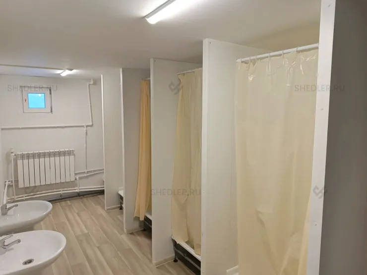 Отделка сантехнического блока SHEDLER