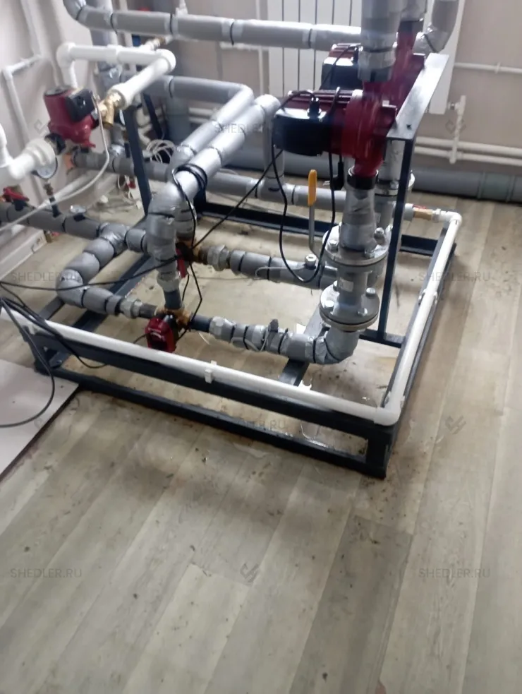 Бойлерная в модульном общежитии SHEDLER