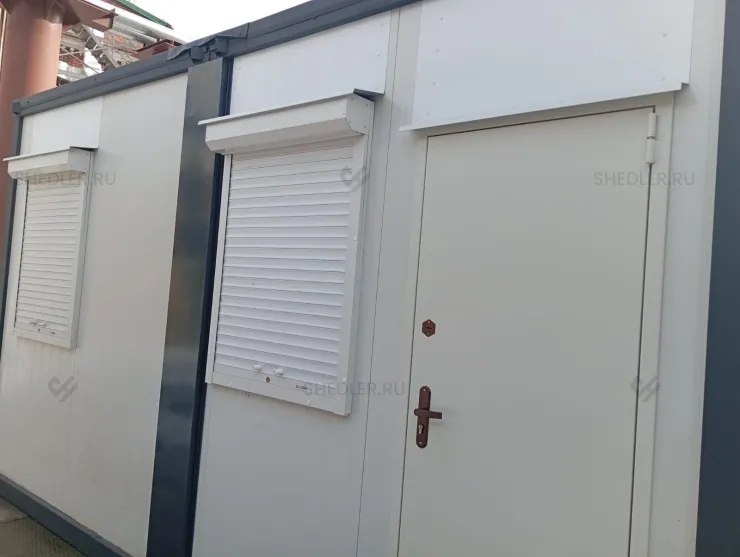 Внешнее оформление здания КПП