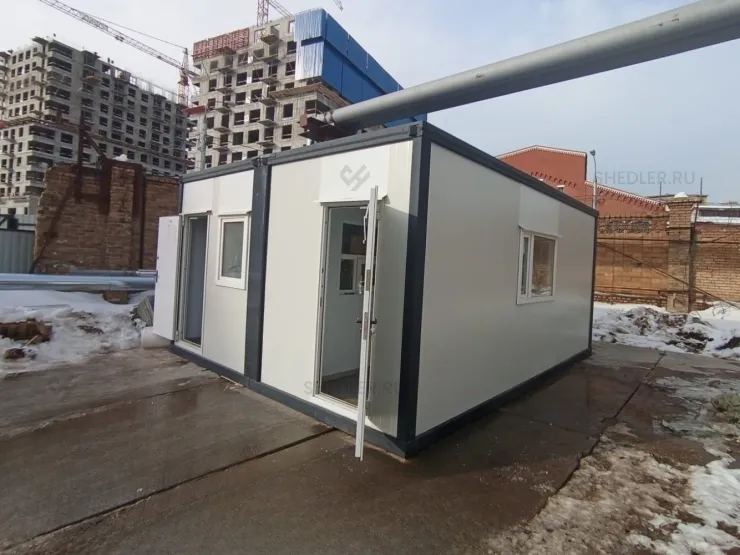 Модульное здание КПП для заказчика