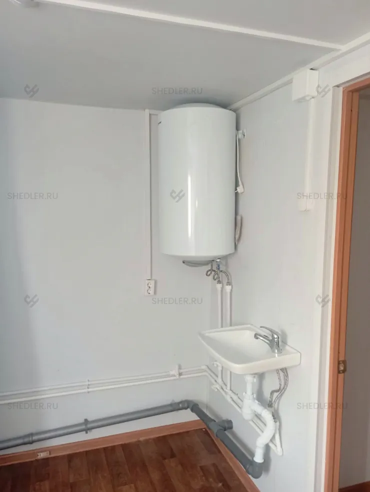 Внутреннее наполнение сантехнического блока