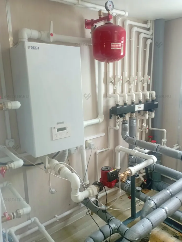 Бойлерная в модульном здании SHEDLER