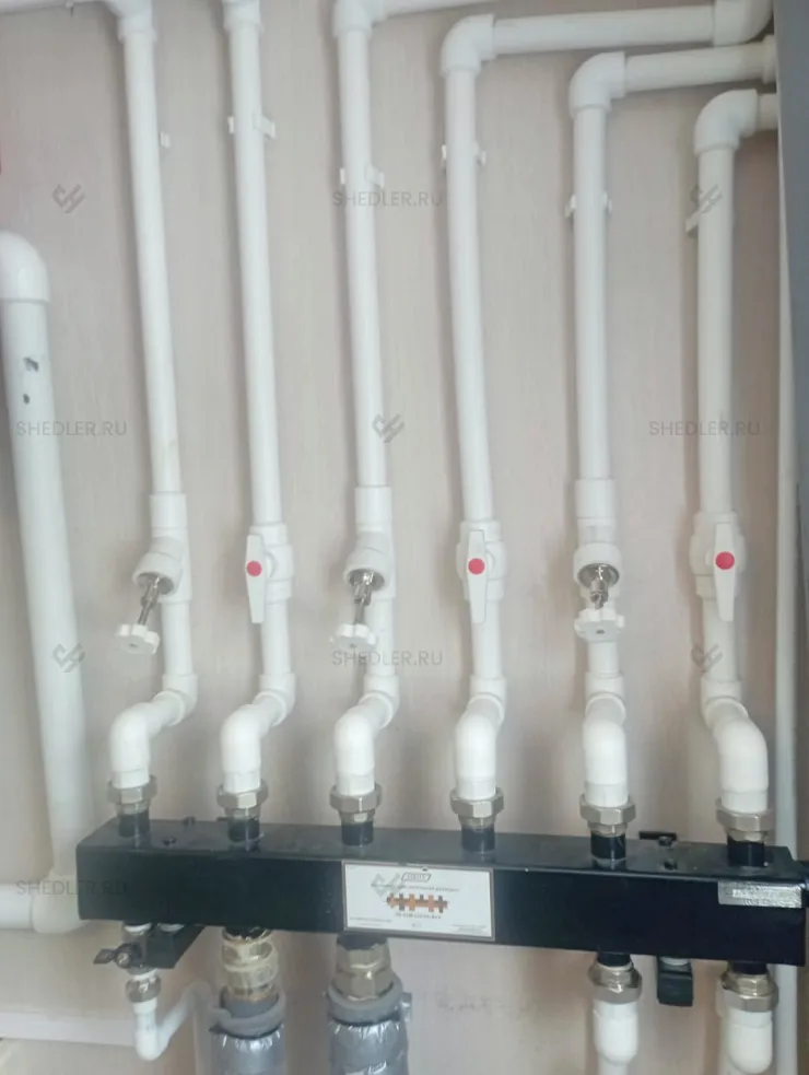 Бойлерная в модульном общежитии SHEDLER