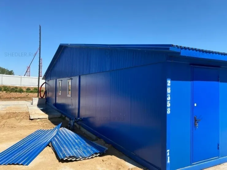 Здание SHEDLER из 430 блок-контейнеров