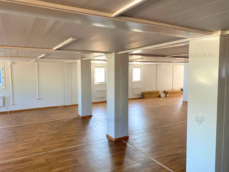 Внутренняя отделка модульного здания