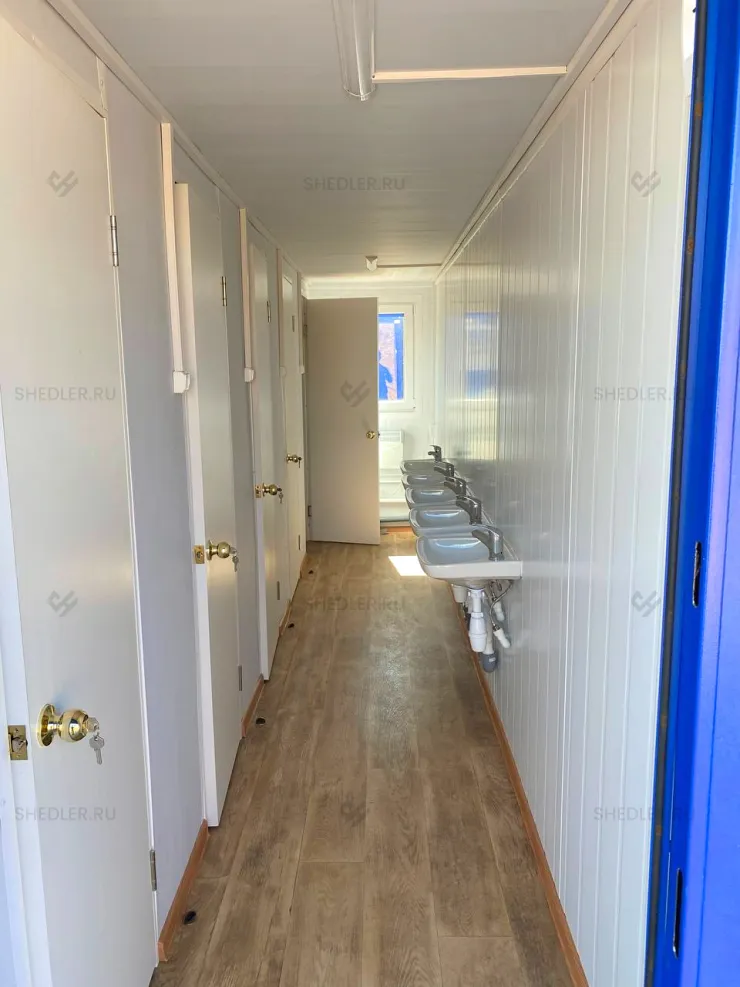 Внутренняя отделка сантехнического блока