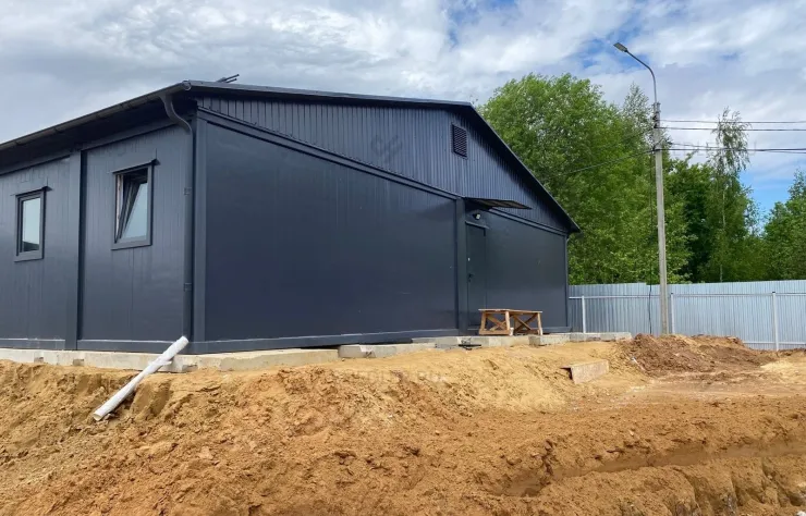 Быстровозводимое здание SHEDLER из сэндвич панелей 