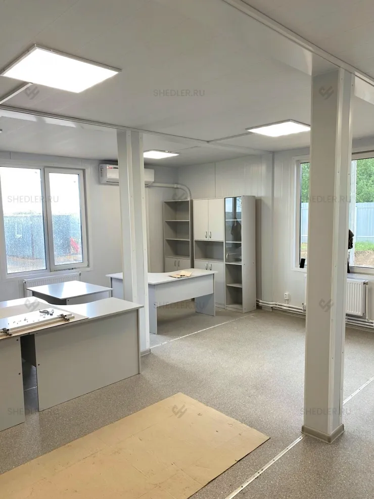 Модульное здание SHEDLER с офисом