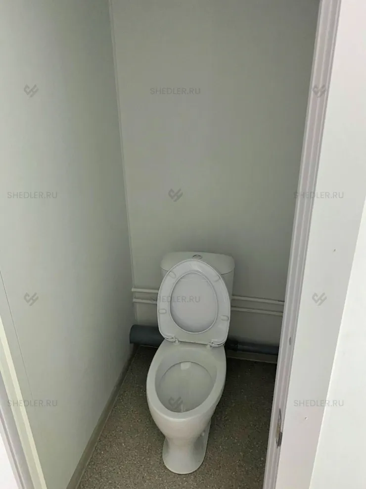 Быстровозводимое здание SHEDLER из 29 блок контейнеров с туалетом