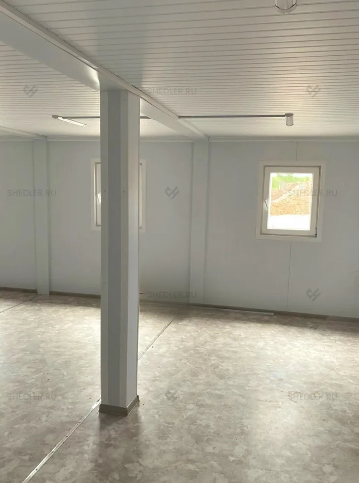 Модульное здание SHEDLER из сэндвич панелей в Московской области