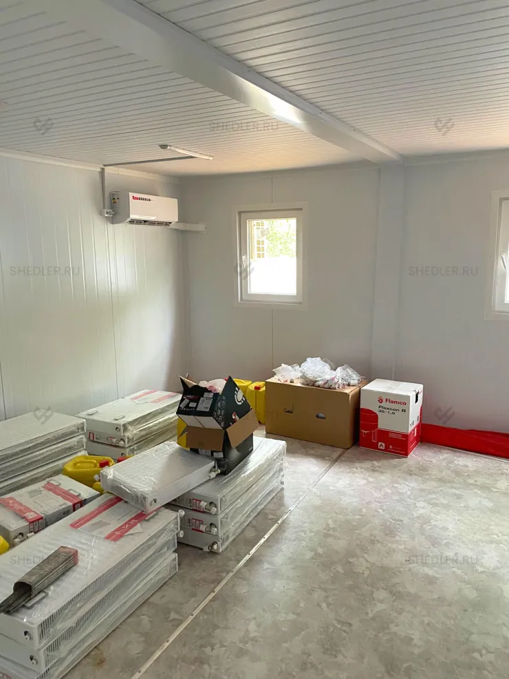 Модульное здание SHEDLER из сэндвич панелей в Московской области Видное