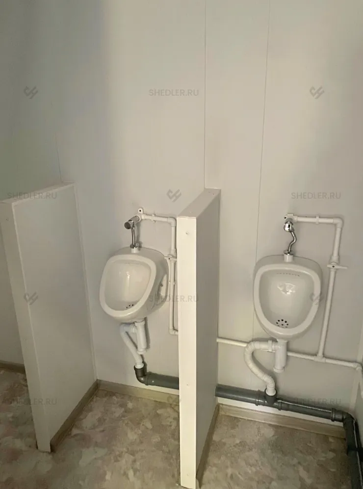 Модульное здание SHEDLER из сэндвич панелей с санузлом