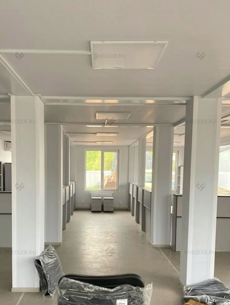 Быстровозводимое здание SHEDLER из 29 блок контейнеров в городе Видное