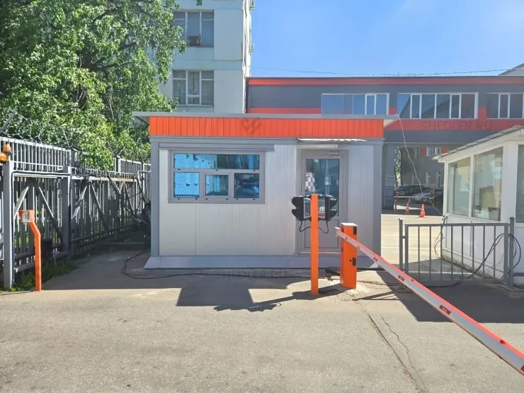 Пост охраны SHEDLER из сэндвич-панелей в Шереметьево