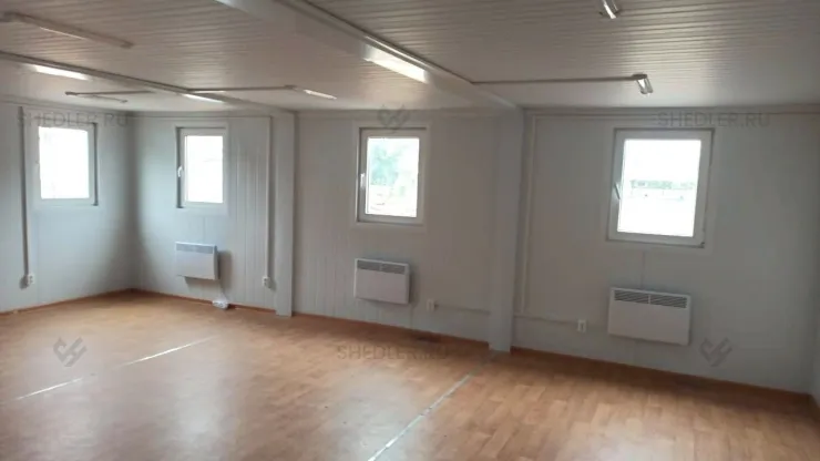 Внутреннее оснащение модульного здания