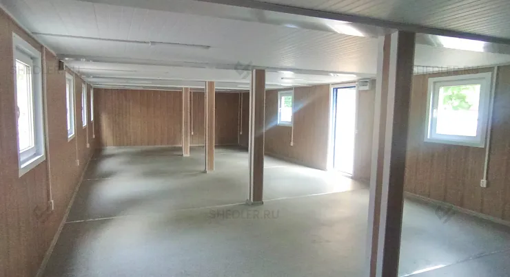 Внутреннее оснащение модульного здания