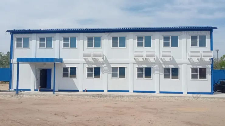 Модульное здание SHEDLER из 40 блок-контейнеров из сэндвич-панелей в г. Воронеж