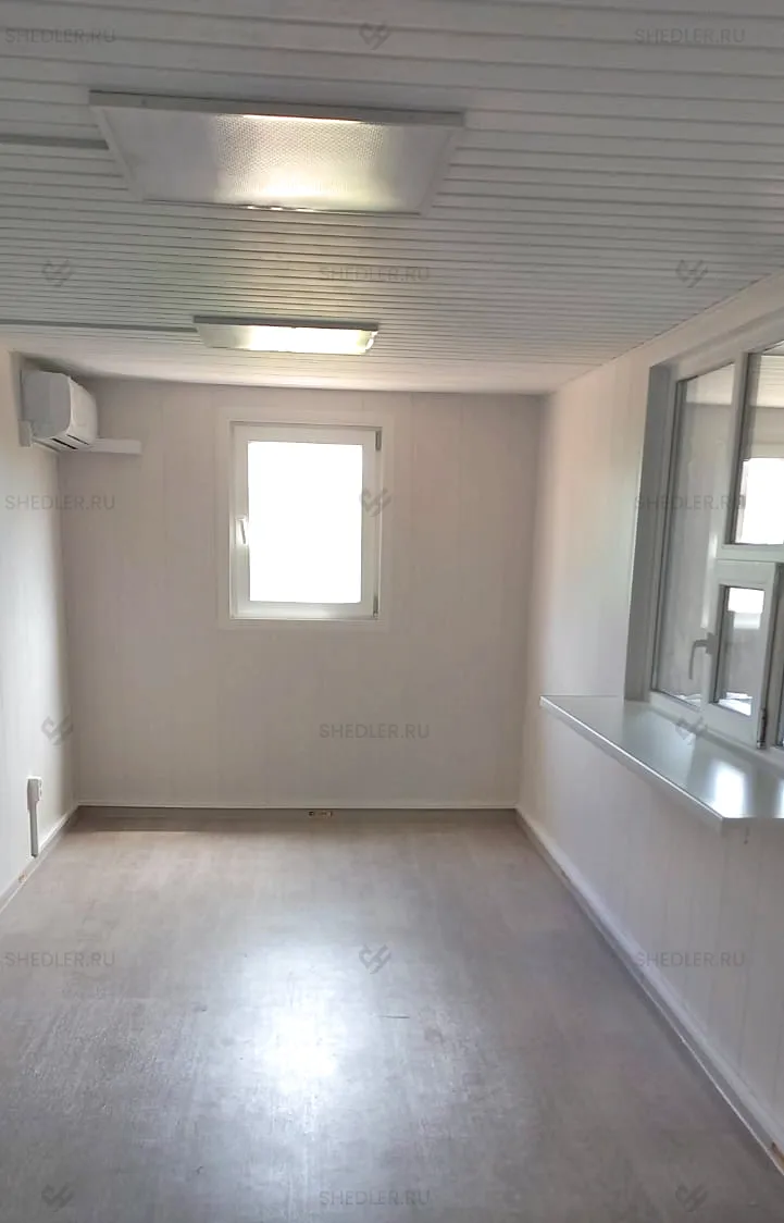 Модульное двухэтажное здание SHEDLER из 26-ти блок-контейнеров на ЖД станции Белый Раст Московская область