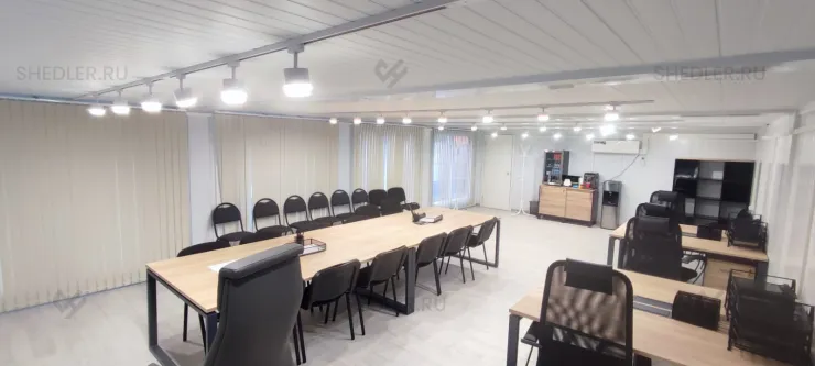 Модульный офис SHEDLER из 5 блок-контейнеров со столами