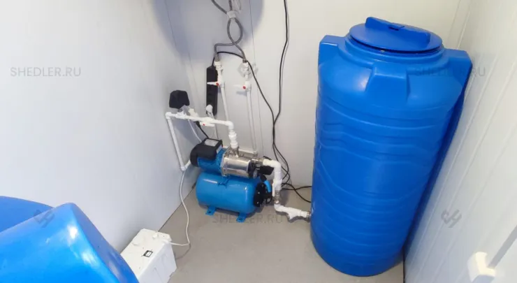 Модульный офис SHEDLER из 5 блок-контейнеров с оборудованием