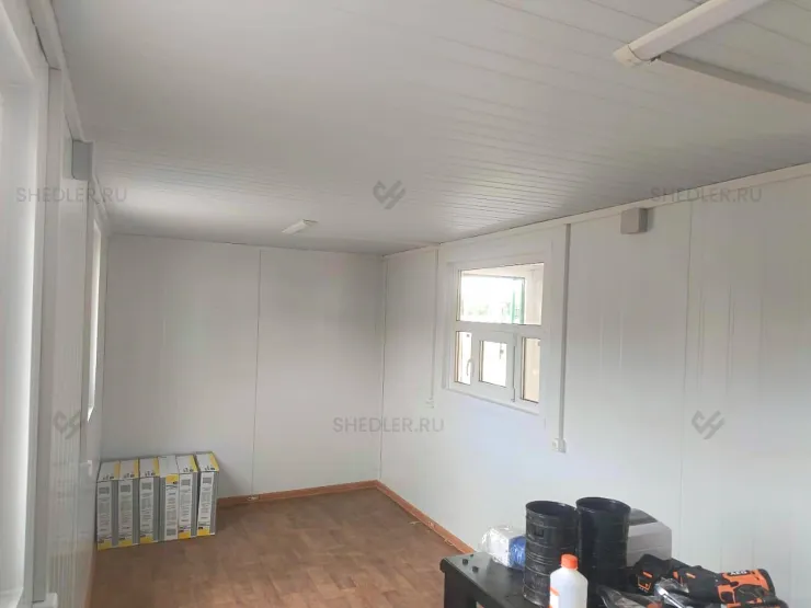 Внутреннее оснащение модульного здания