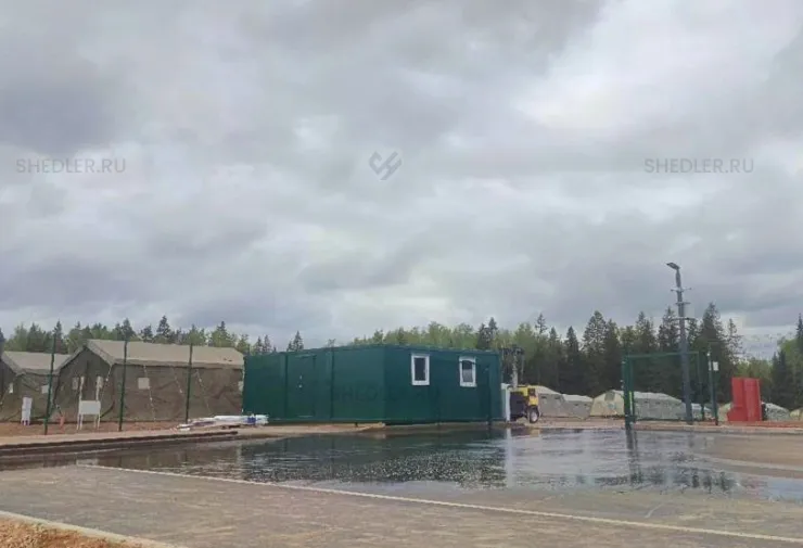 Модульное здание для заказчика в пос. Кубинка