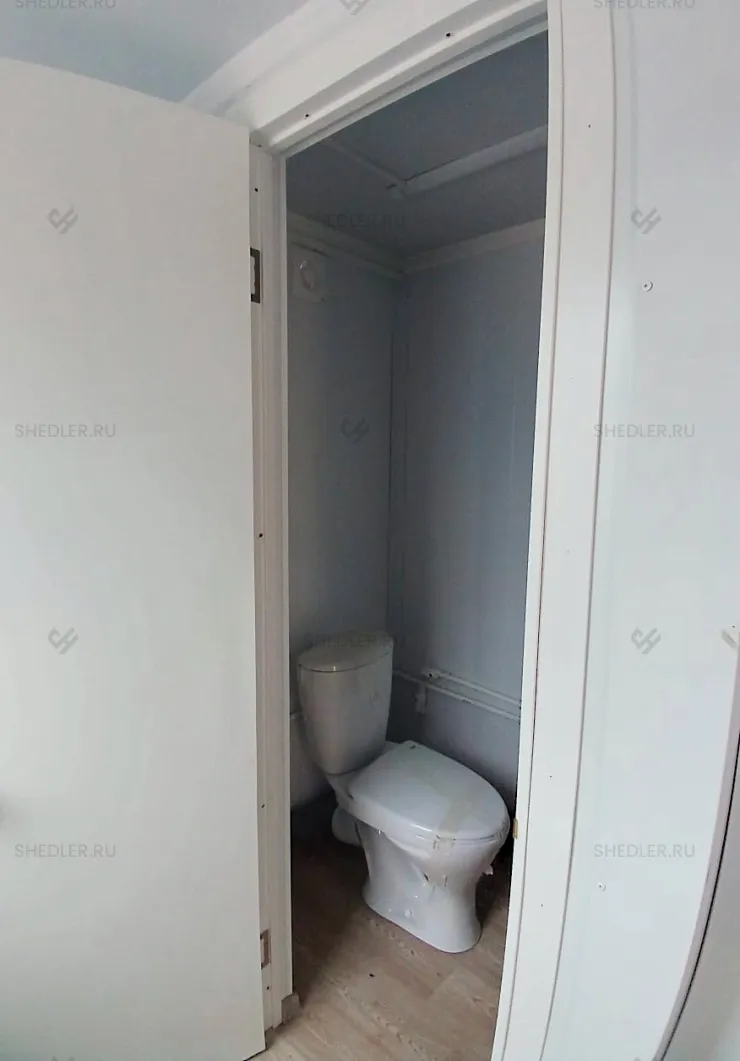 Обустройство санузла в модульном здании