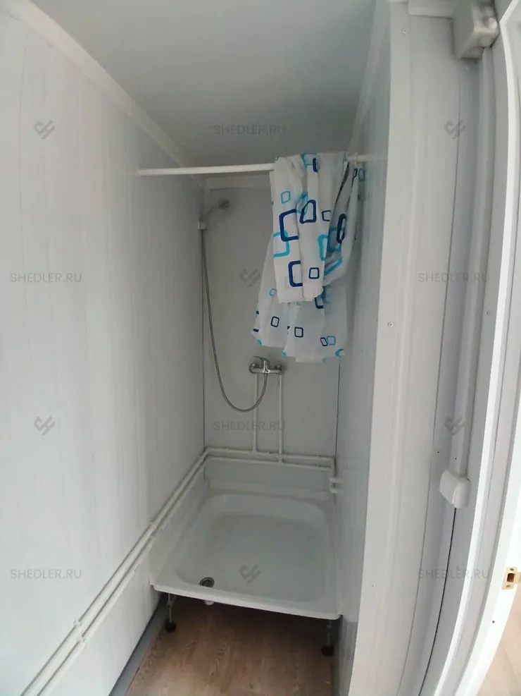 Душевая в модульном здании