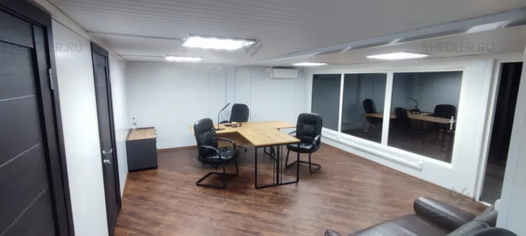 Модульное здание из 10 блок-контейнеров из сэндвич-панелей в Московской области Сергиев Посад офис