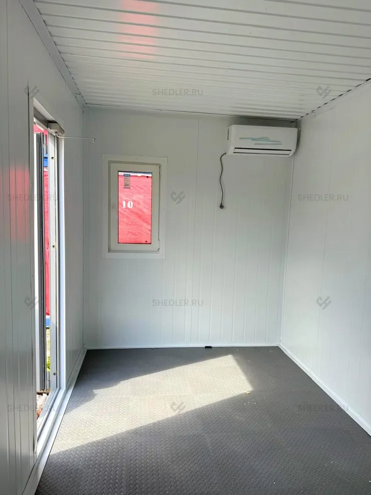 Блок-контейнер БКСП Шедлер из сэндвич-панелей на металлургический завод в Липецке