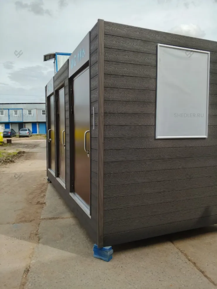 Надежный автономный модульный туалет на 2 кабинки в Москве