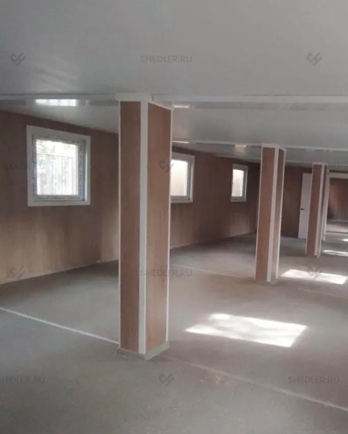 Внутренняя отделка модульного здания