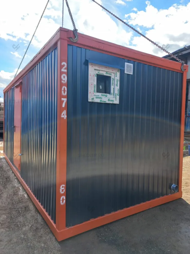 Прочный сантехнический блок-контейнер на основе БК-04 ПВХ в Московской области