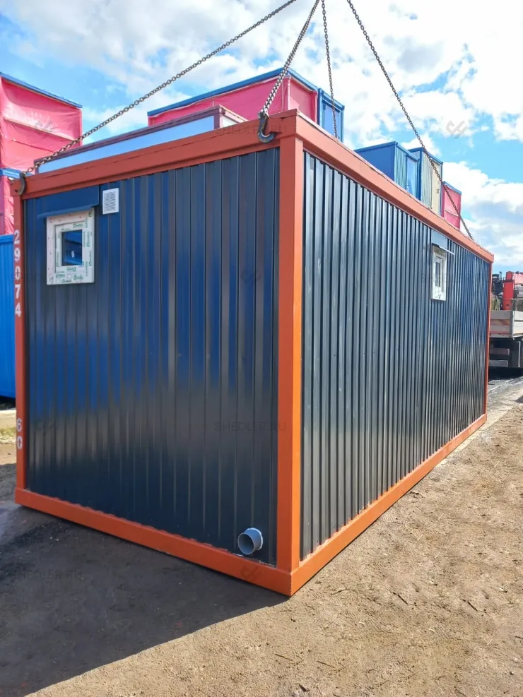 Надежный сантехнический блок-контейнер на основе БК-04 ПВХ в Московской области