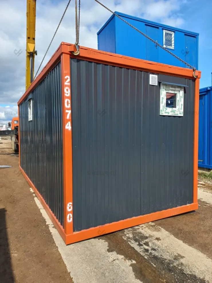 Функциональный сантехнический блок-контейнер на основе БК-04 ПВХ в Московской области