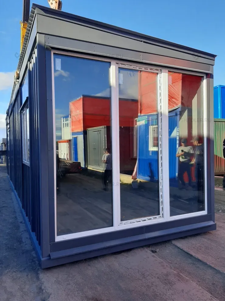 Остекление блок-контейнера