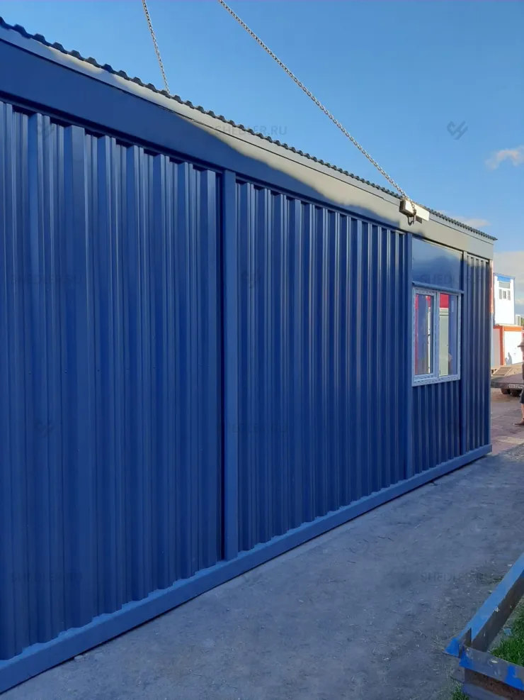 Внешняя отделка блок-контейнера