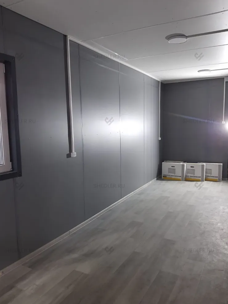 Внутренняя отделка блок-контейнера