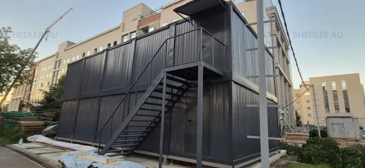 Модульное здание из 10-ти блок-контейнеров