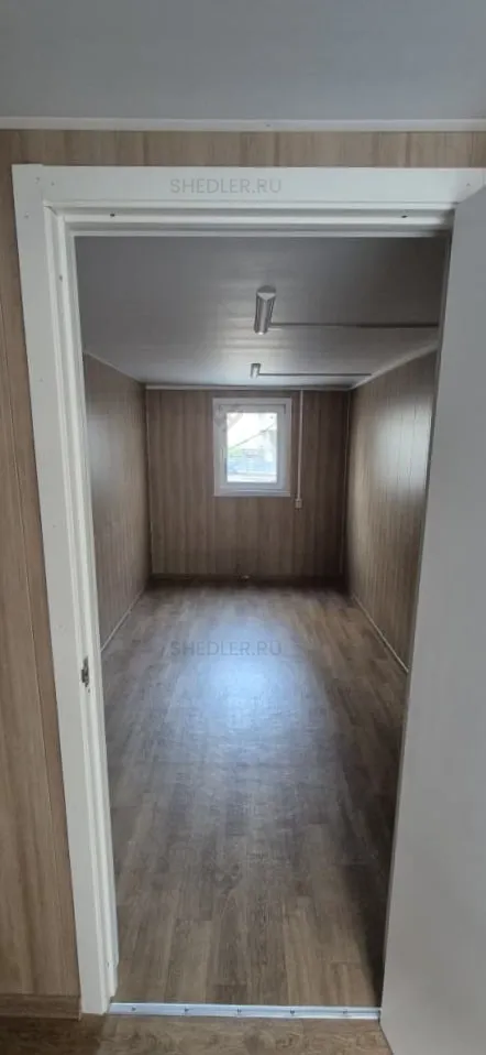 Отделка комнаты в модульном здании