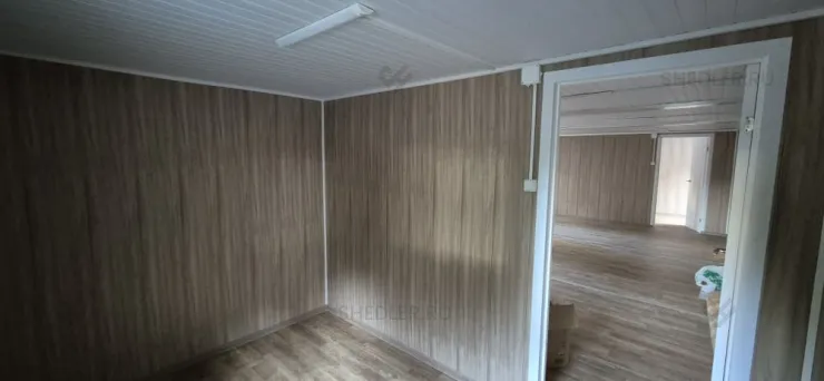 Отделка стен в модульном комплексе