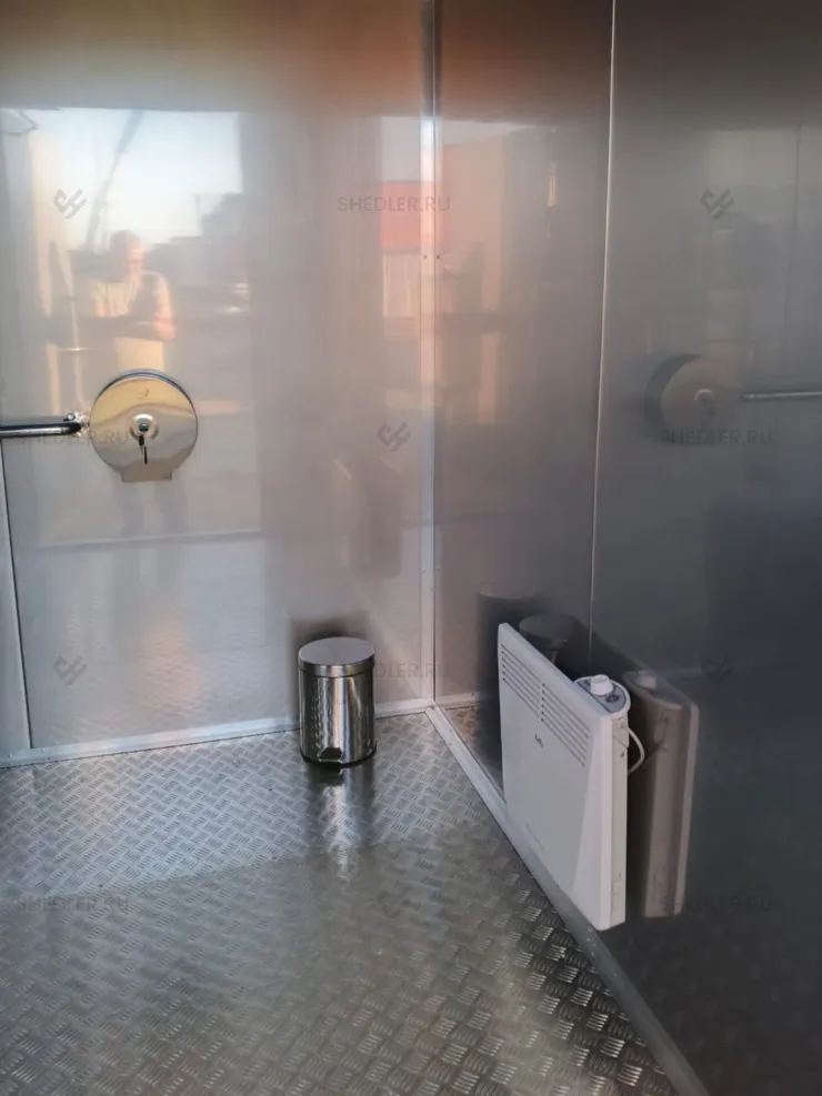 Модульный туалет Shedler на 2 кабинки в Москве