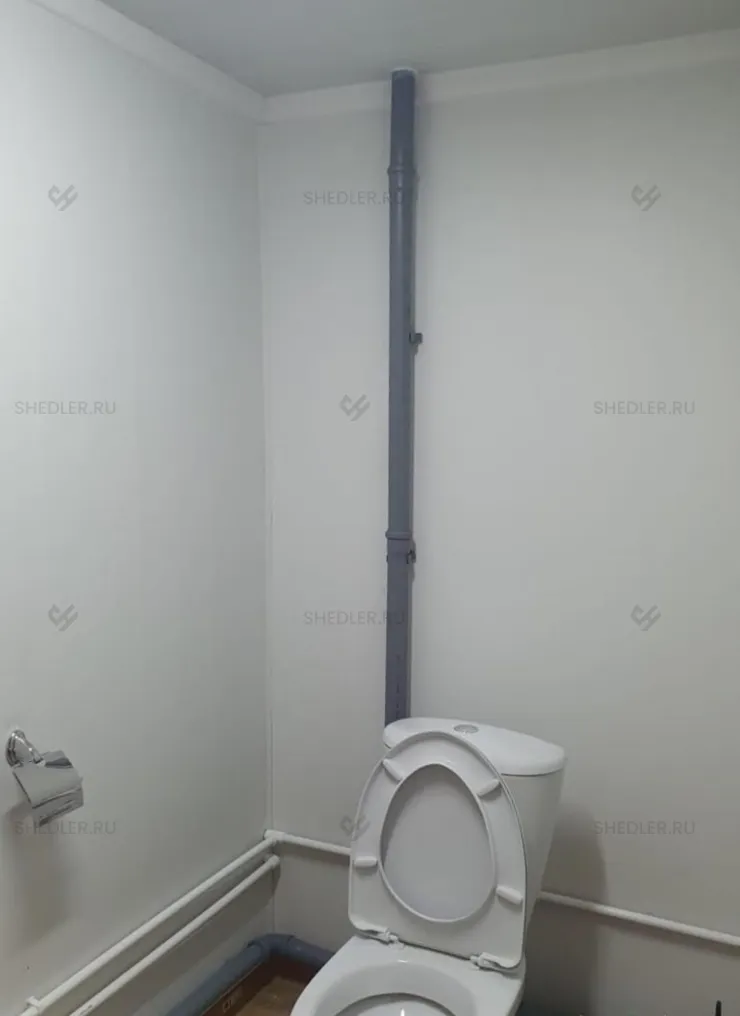 Модульное двухэтажное здание из 10 блок-контейнеров