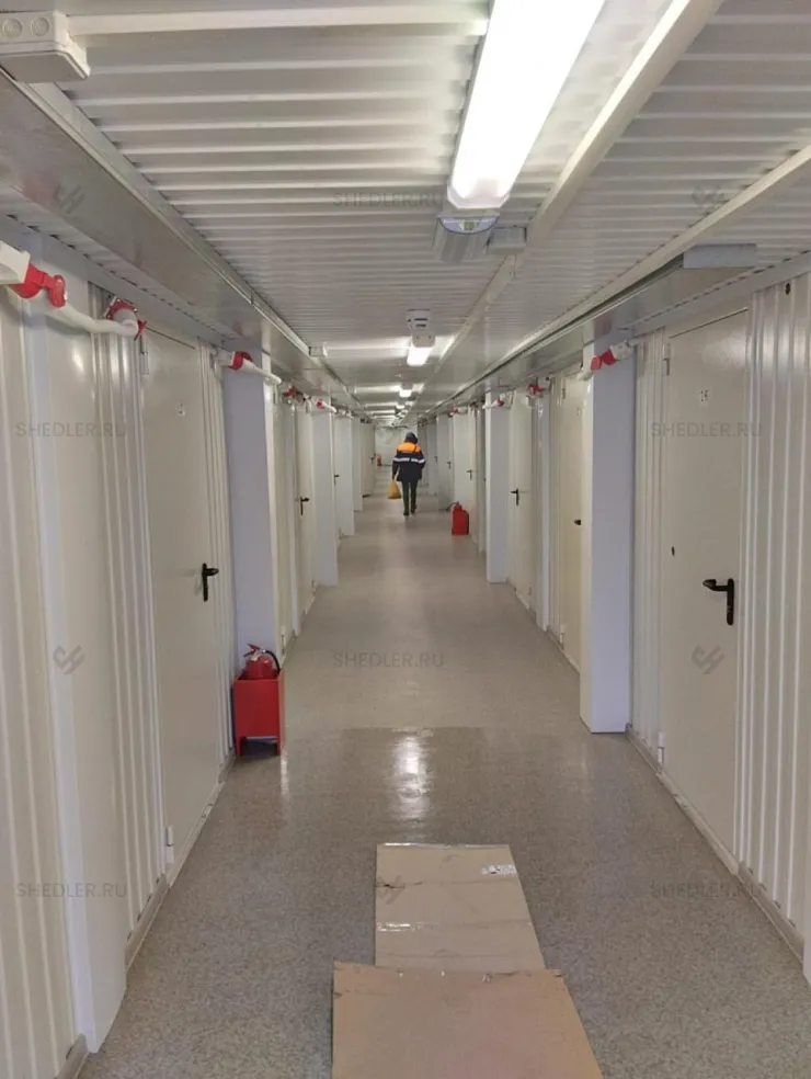 Внутренняя отделка модульного здания