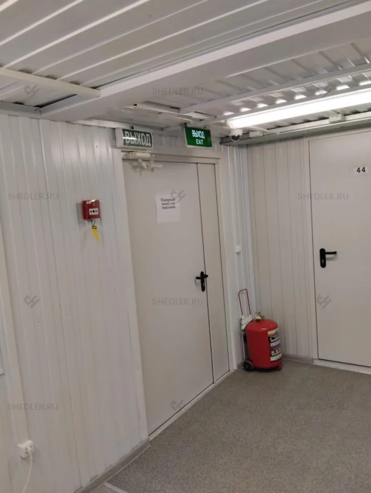 Внутреннее оборудование в модульном здании