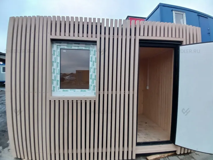 Внешняя отделка блок-контейнера